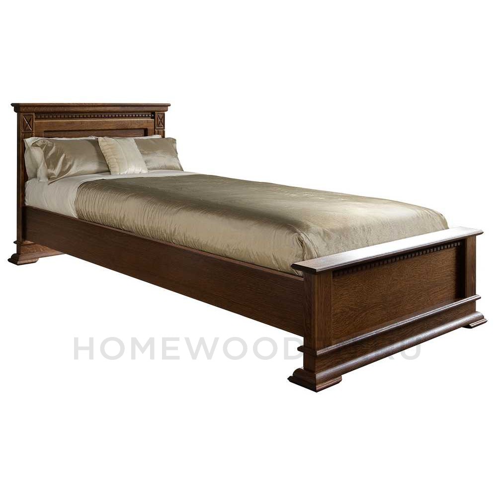 Кровать одинарная Верди Классик с низким изножьем П3.0487.1.11 (П434.05/1м)