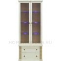 Шкаф с витриной Тунис П343.12Ш