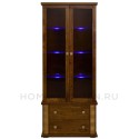 Шкаф с витриной Тунис П343.12Ш