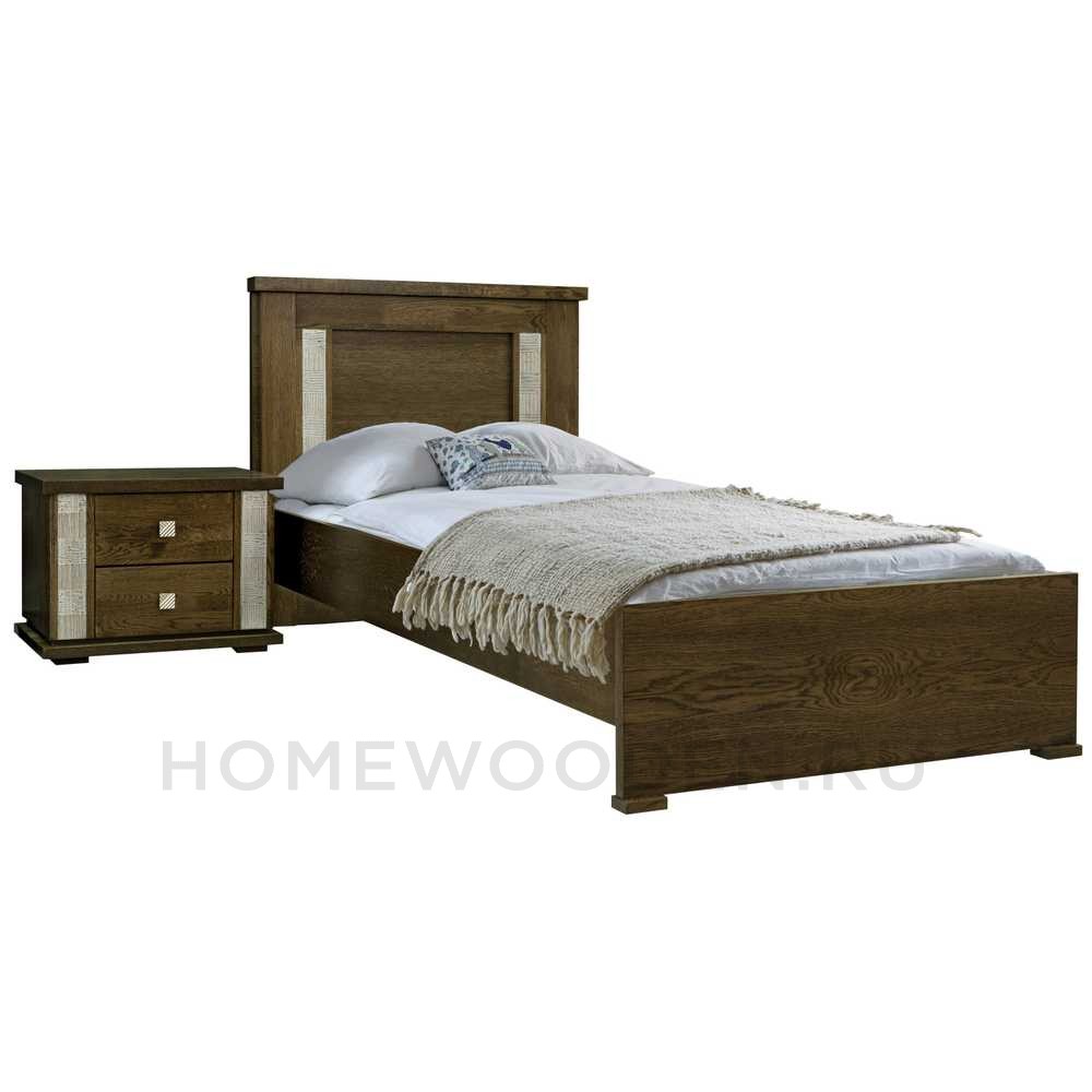 Кровать одинарная Тунис П6.343.1.08 (П344.08)