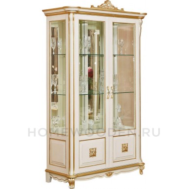 Шкаф с витриной Алези Люкс П1.349.0.19 (П350.19л)