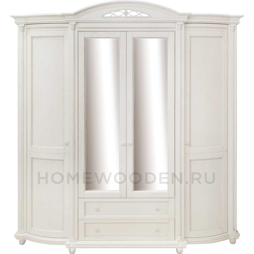Шкаф для одежды 4д Валенсия Д Классик П3.0591.1.11 (568.11)