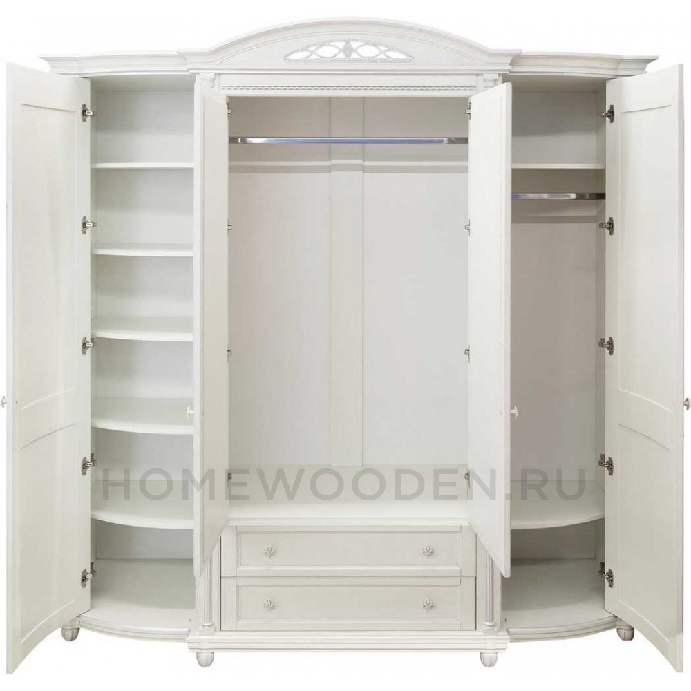 Шкаф для одежды 4д Валенсия Д Классик П3.0591.1.11 (568.11)