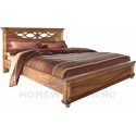 Кровать двойная Валенсия Д Классик с мягким изголовьем (П568.16м)