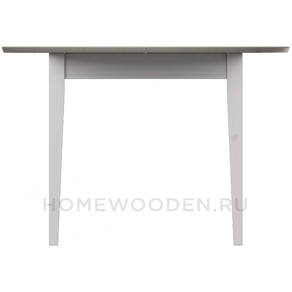 СТОЛ ОБЕДЕННЫЙ РАСКЛАДНОЙ ФОРЕСТ 110/145 БЕЛЫЙ ВОСК/АНТРАЦИТ