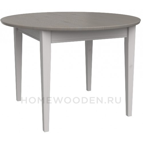 СТОЛ ОБЕДЕННЫЙ РАСКЛАДНОЙ ФОРЕСТ 110/145 БЕЛЫЙ ВОСК/АНТРАЦИТ