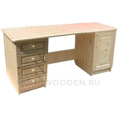 Стол письменный (Тумбы: дверь + 4 ящика) Стол письменный (Тумбы: дверь + 4 ящика)