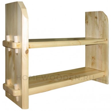 Полка открытая Скандинавия 2-х уровевая Полка открытая Скандинавия 2-х уровевая