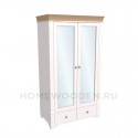 Шкаф Бейли 2-х створчатый с зеркалом
