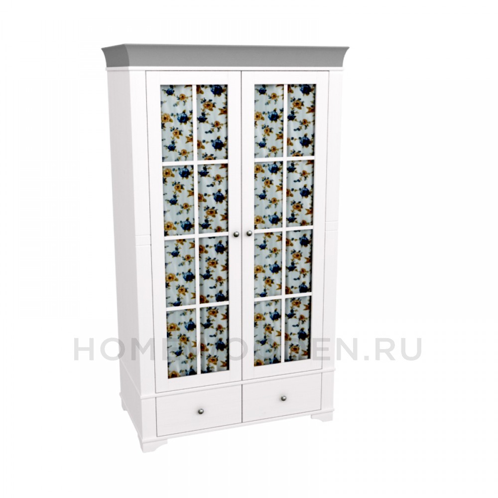 Шкаф Бейли 2-х створчатый со стеклом