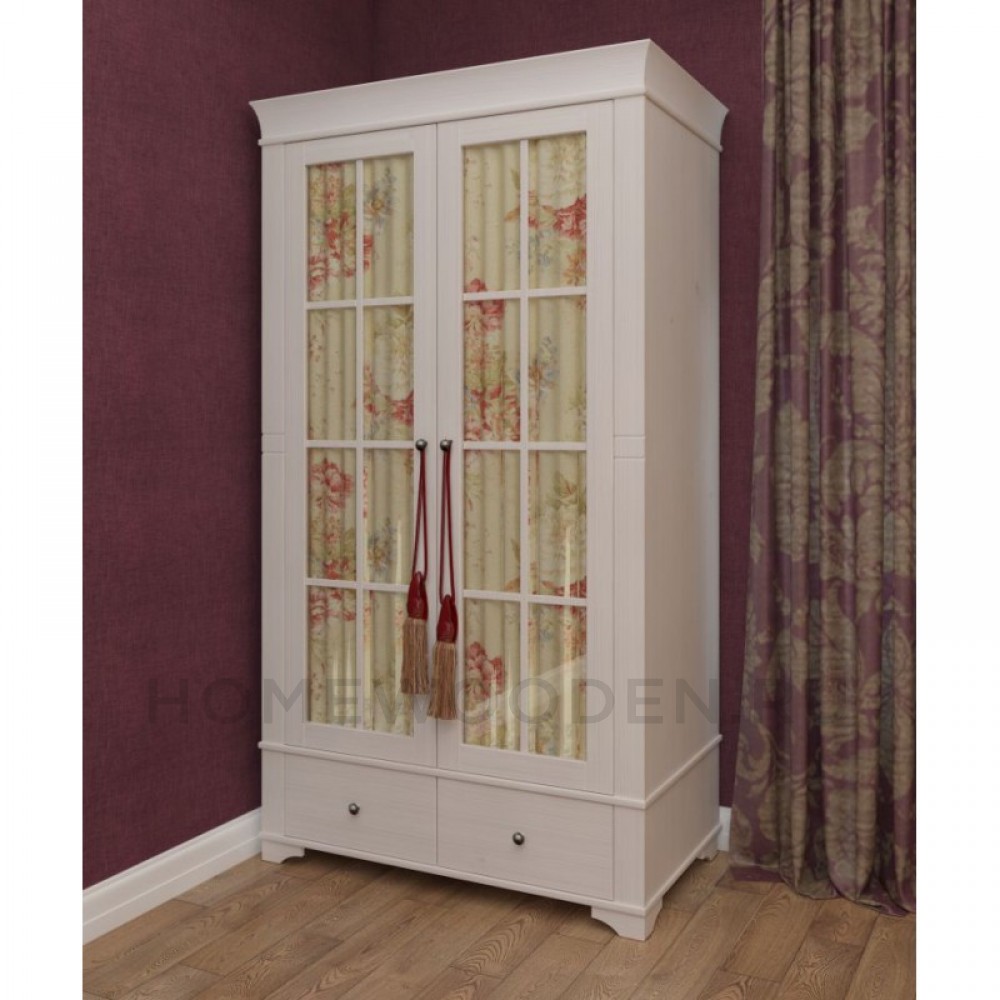 Шкаф Бейли 2-х створчатый со стеклом