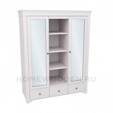 Шкаф Бейли с полками и зеркалом Шкаф Бейли с полками и зеркалом