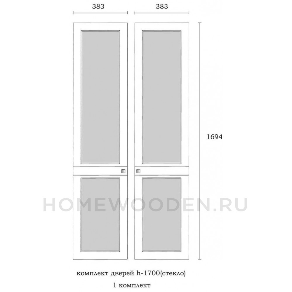 Стеллаж Ольса 220/000 из массива сосны