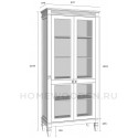 Стеллаж Ольса 220/000 из массива сосны
