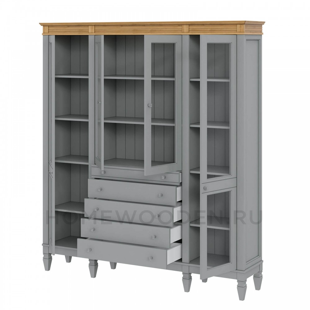 Стеллаж Ольса 422/014 из массива сосны