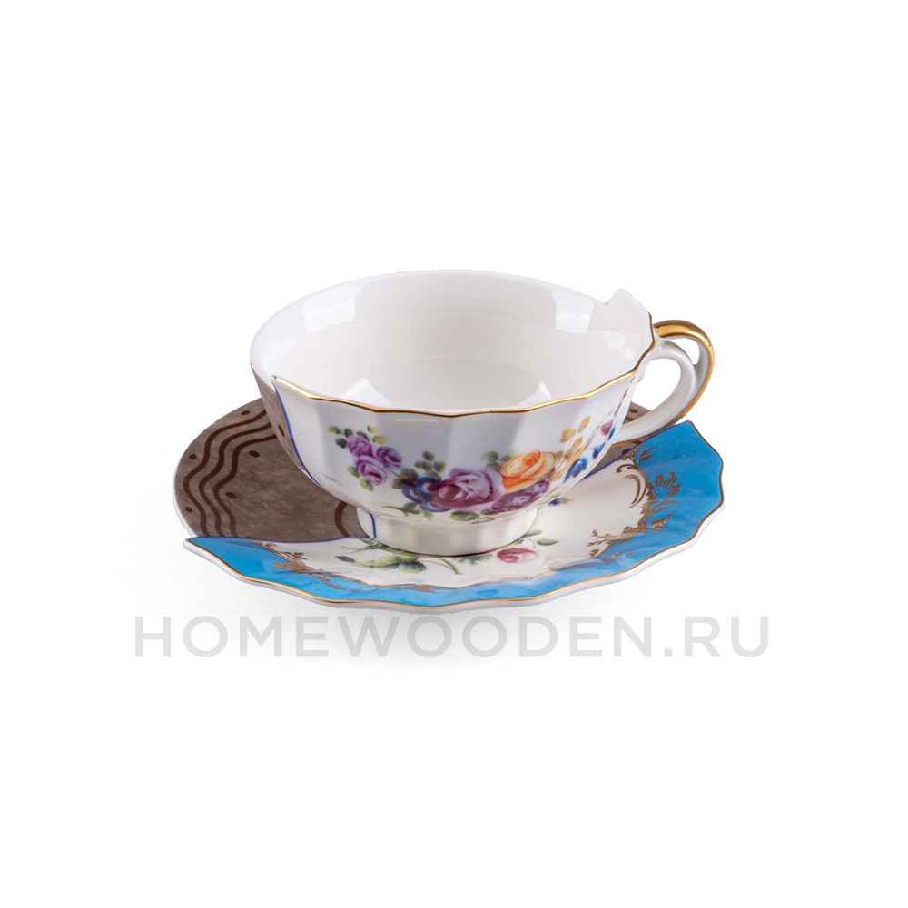 Чайная пара Seletti hybrid Kerma