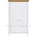 Шкаф для одежды Ольса 02 из массива сосны