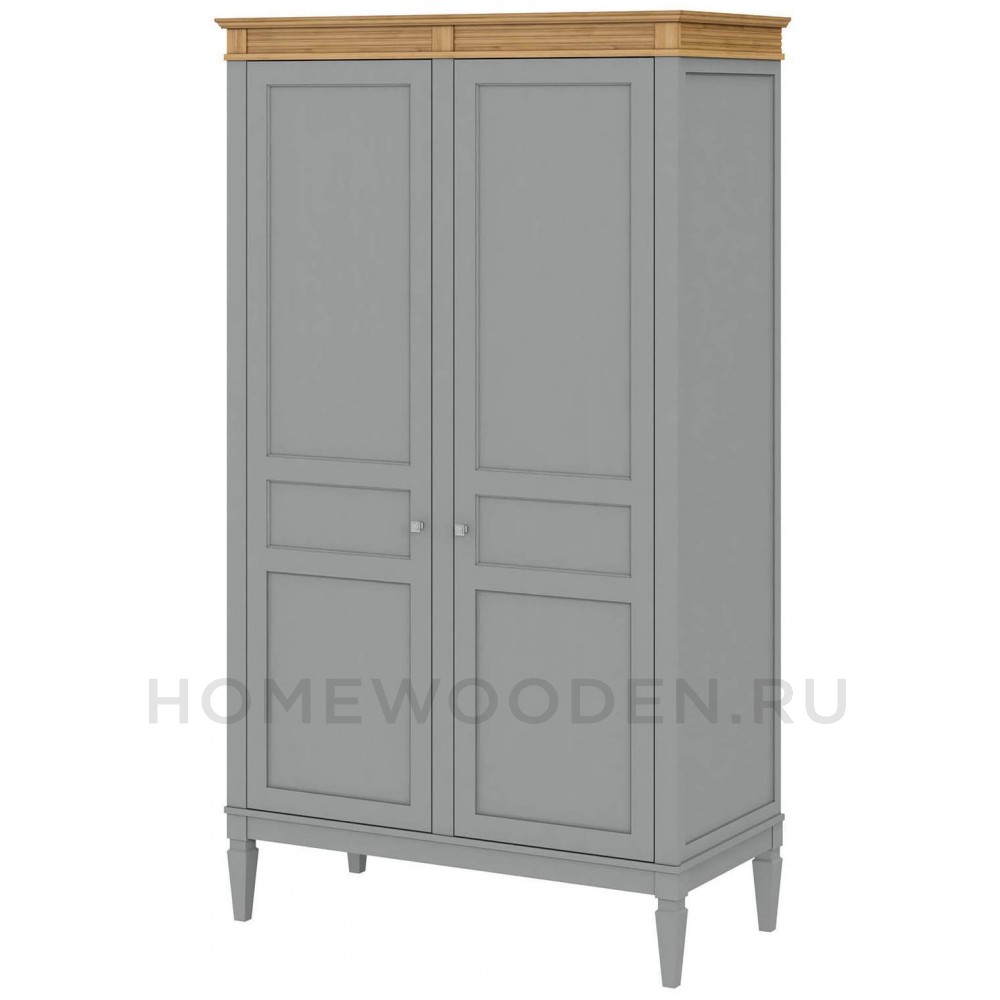 Шкаф для одежды Ольса 02 из массива сосны
