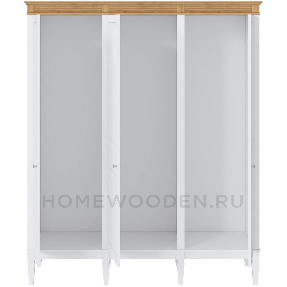 Шкаф для одежды Ольса 03 из массива сосны