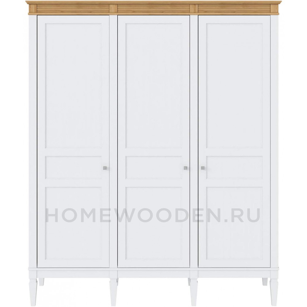 Шкаф для одежды Ольса 03 из массива сосны
