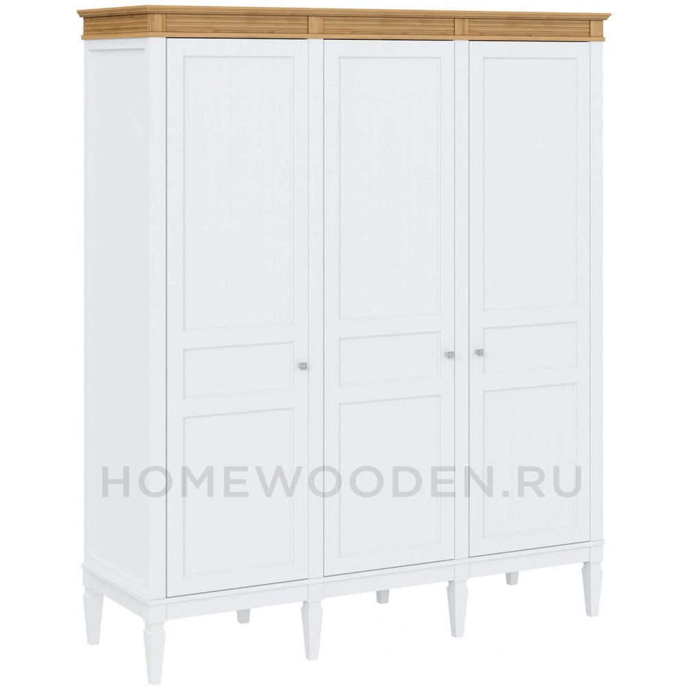 Шкаф для одежды Ольса 03 из массива сосны