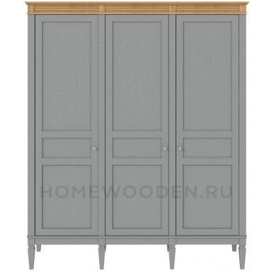 Шкаф для одежды Ольса 03 из массива сосны