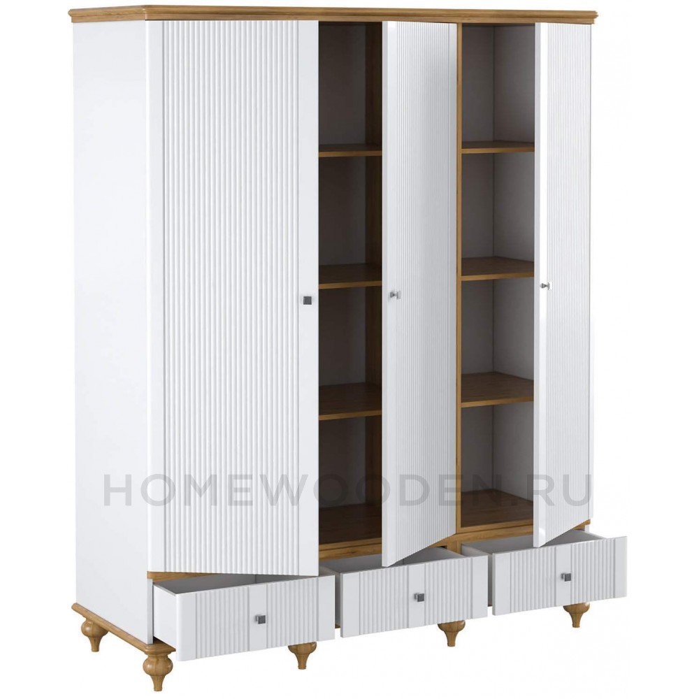 Шкаф для одежды Рандеву 33 из массива сосны