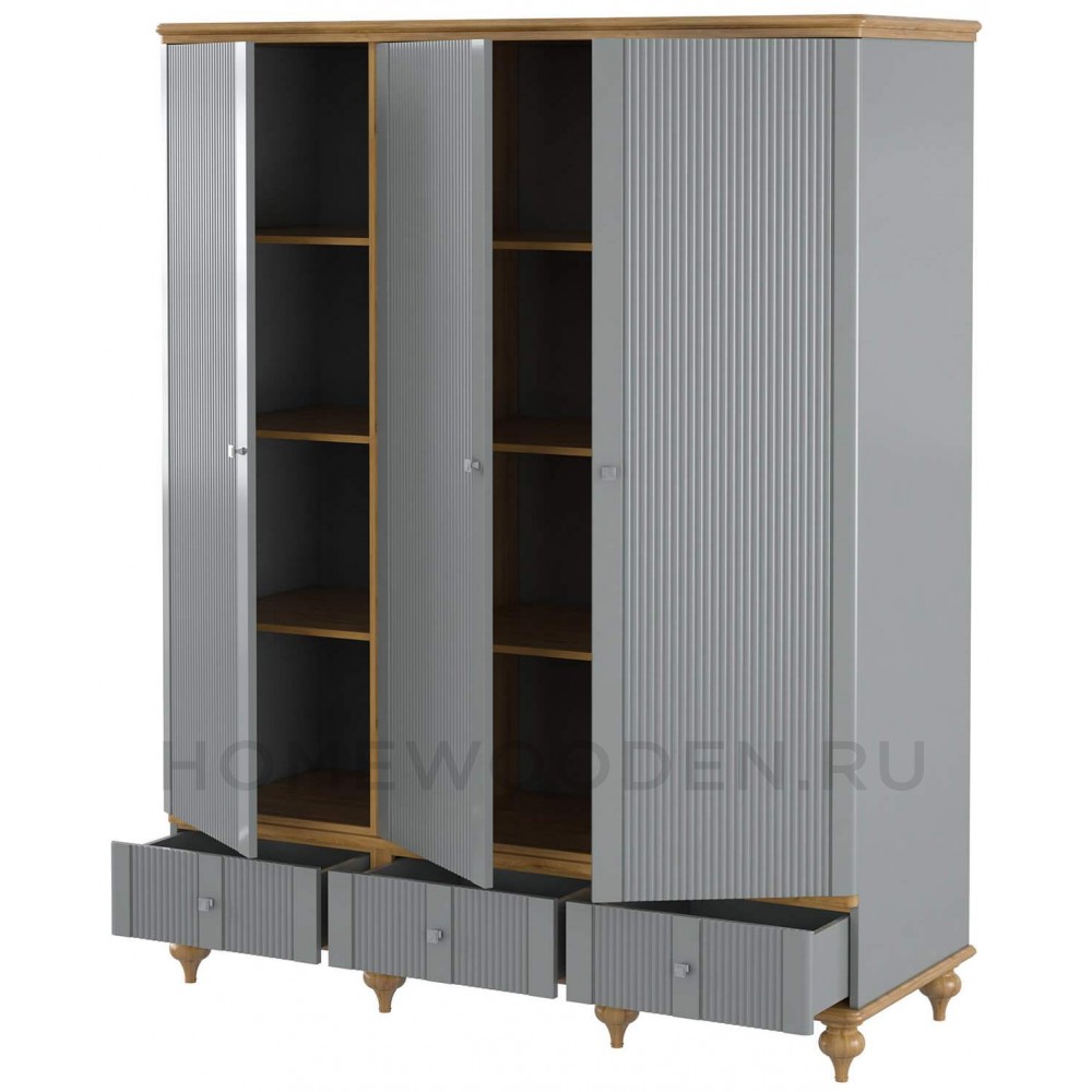 Шкаф для одежды Рандеву 33 из массива сосны