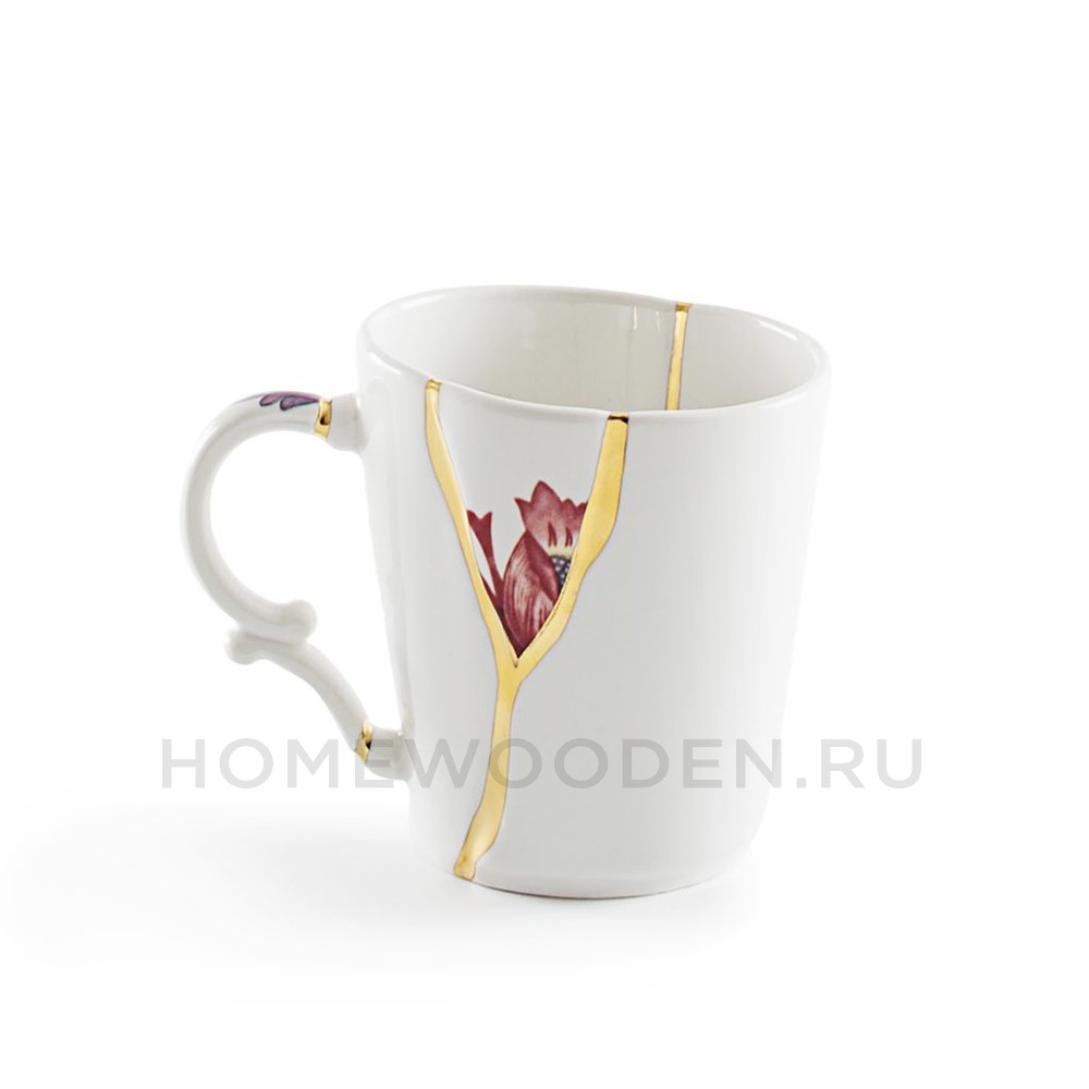Кружка Seletti Kintsugi фарфор 09653
