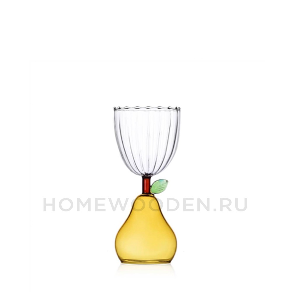 Бокал Stemmed glass pear yellow ICHENDORF