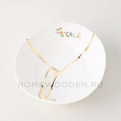 Тарелка Seletti Kintsugi  фарфор 09636