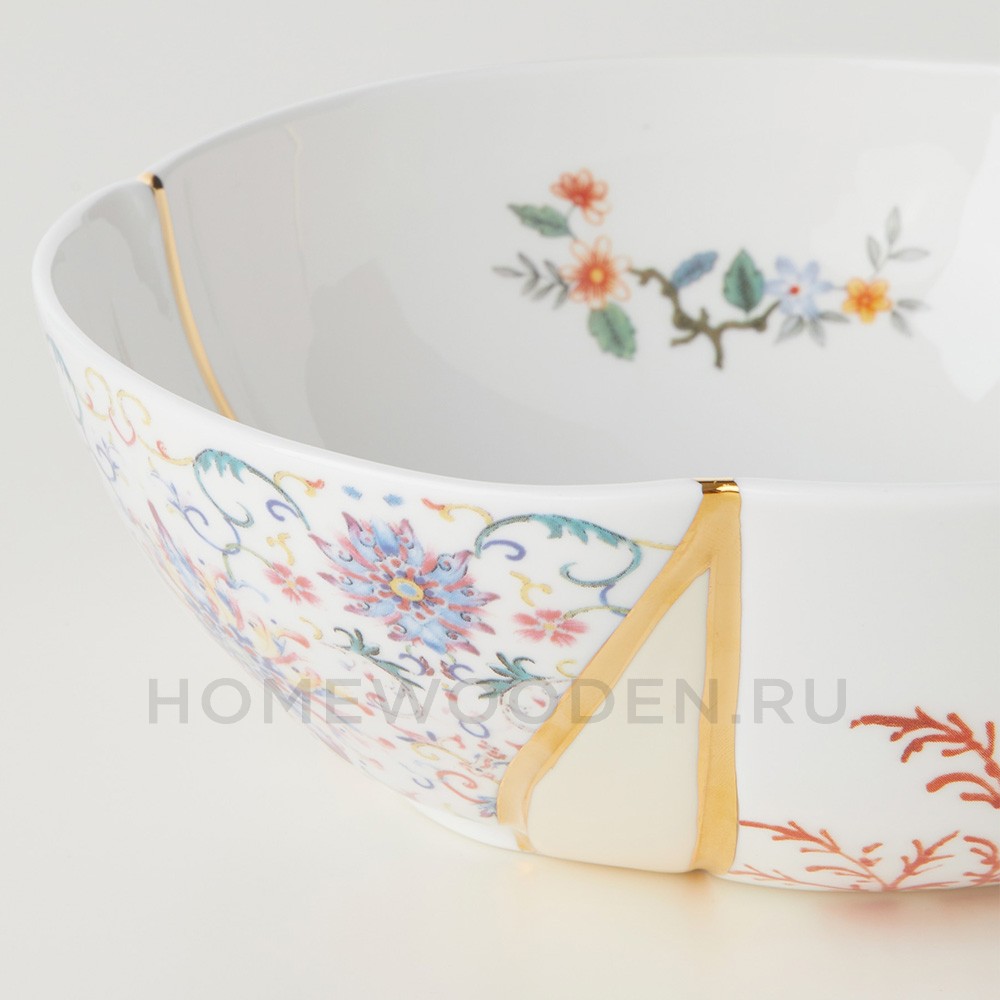 Тарелка Seletti Kintsugi  фарфор 09636