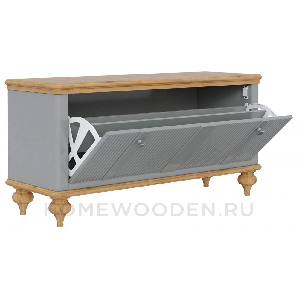 Тумба под обувь Рандеву 10 из массива сосны