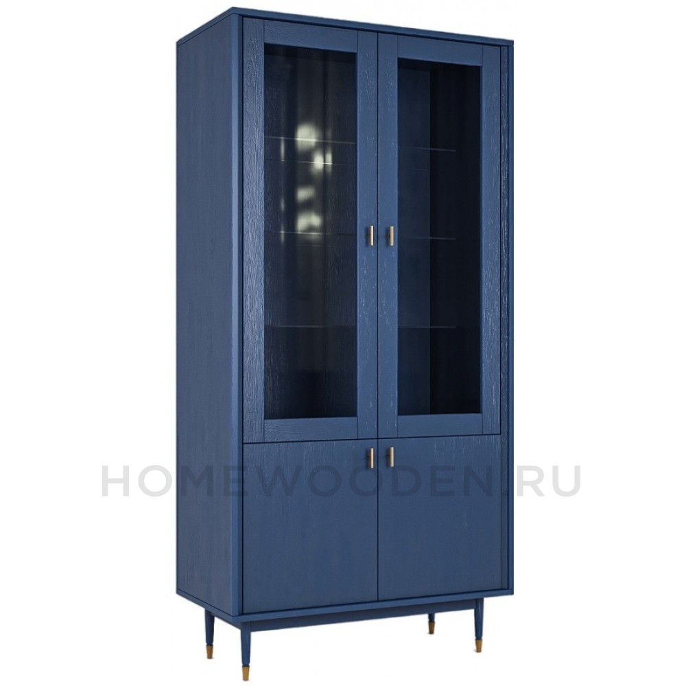 Шкаф с витриной D4 Оттава ВМФ-2102
