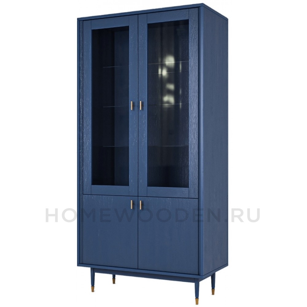 Шкаф с витриной D4 Оттава ВМФ-2102