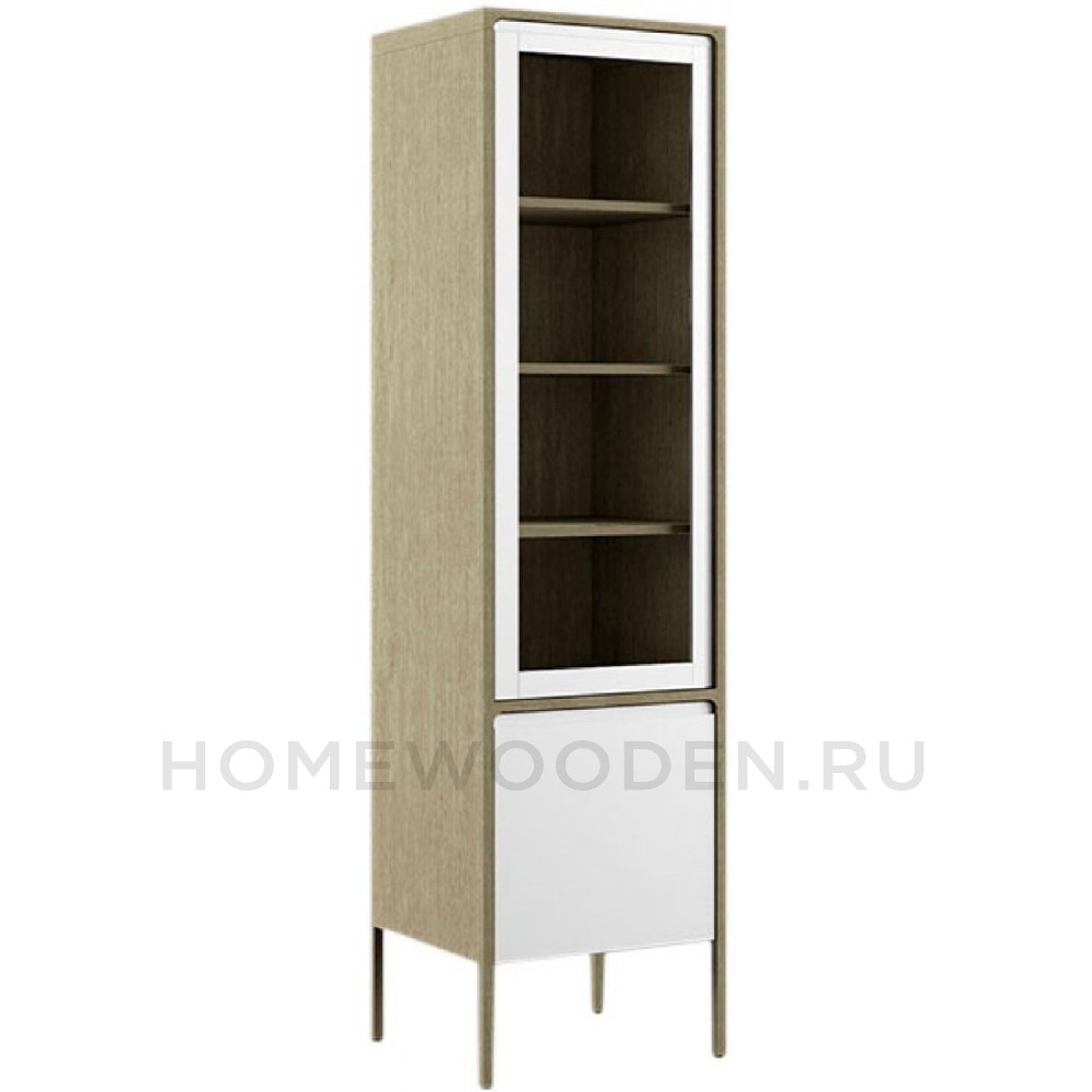 Шкаф с витриной D2 Хитроу ВМФ-1667