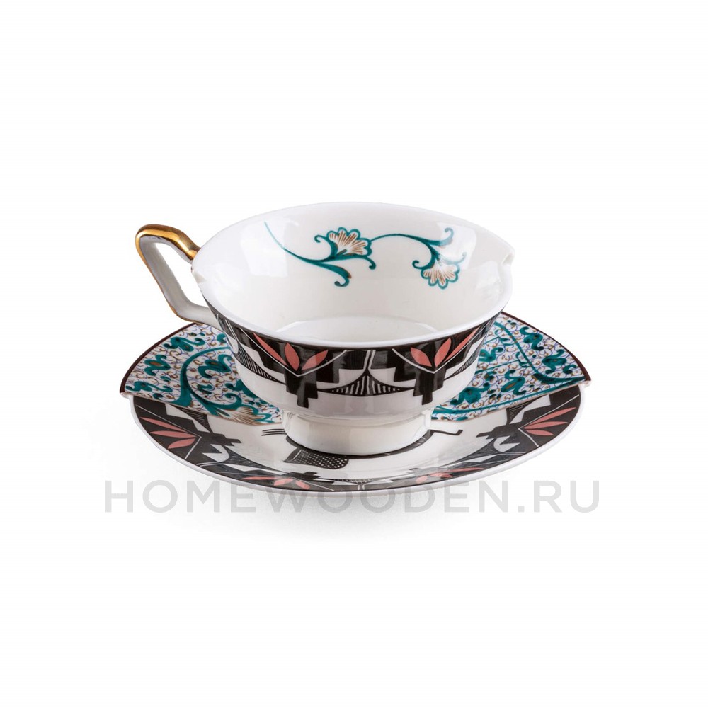 Чайная пара Seletti hybrid Aspero