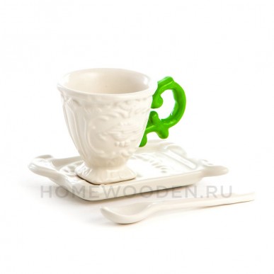Кофейная пара Seletti I-Coffee Green Кофейная пара Seletti I-Coffee Green