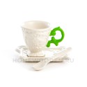 Кофейная пара Seletti I-Coffee Green