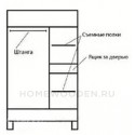 Шкаф комбинированный Марсель 045 ВМФ-6025