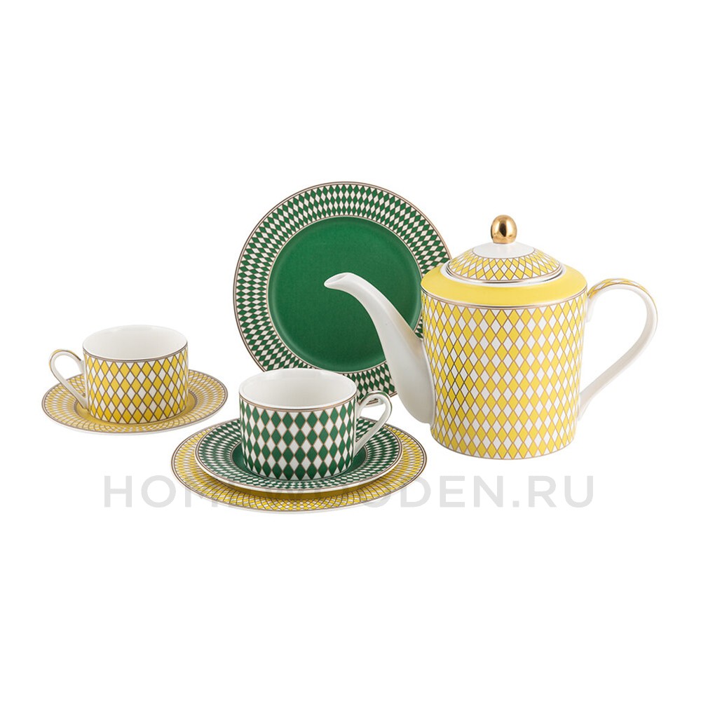 Набор Pols Potten Plate Chess set 4 фарфор