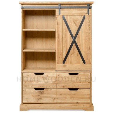 Шкаф с витриной Рэйлвэй V1