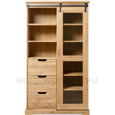 Шкаф с витриной Рэйлвэй V2