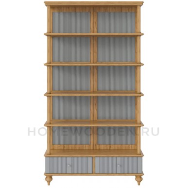 Стеллаж Рандеву 110 (202) из МДФ и массива сосны