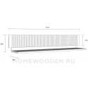 Полка настенная Рандеву 120 из массива сосны