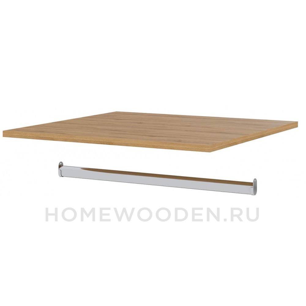 Полка + штанга к шкафу Ольса из массива сосны