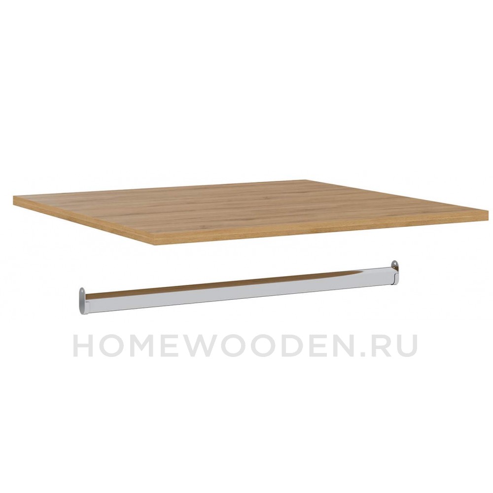 Полка + штанга к шкафу Ольса из массива сосны