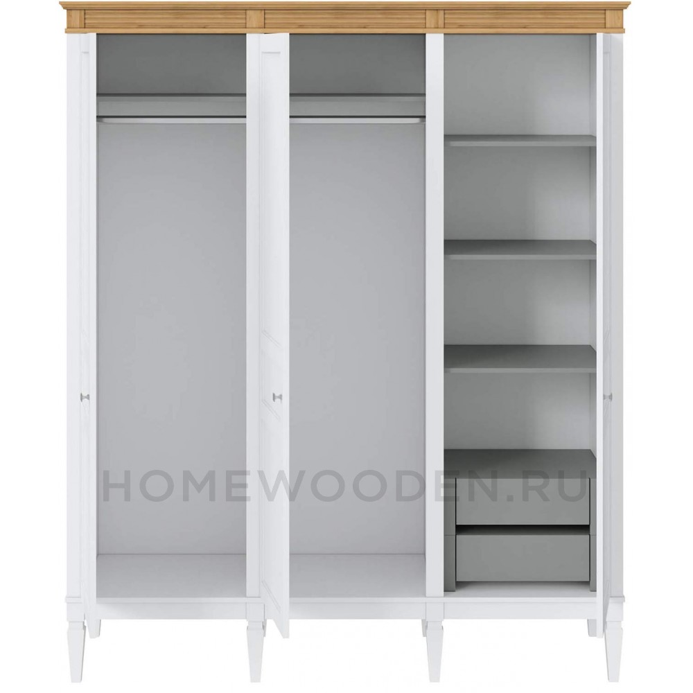 Полка + штанга к шкафу Ольса из массива сосны