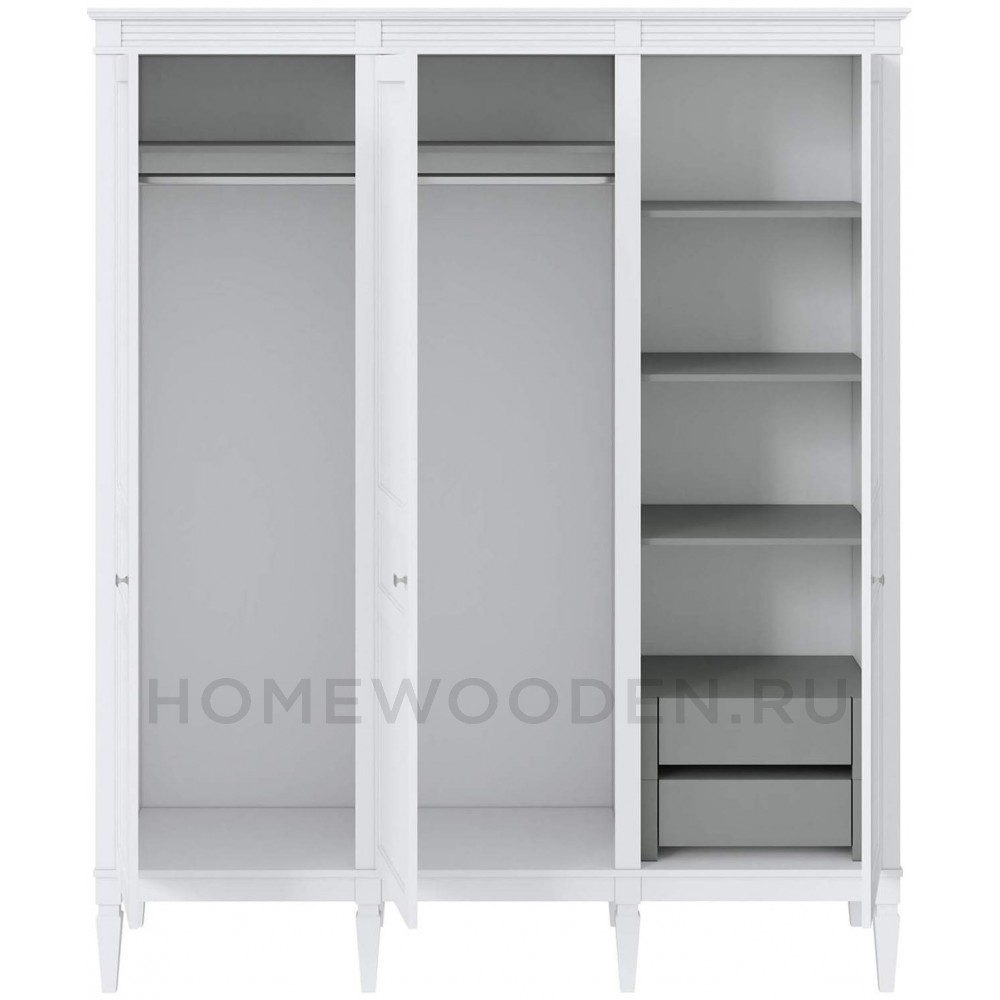 Полка + штанга к шкафу Ольса из массива сосны