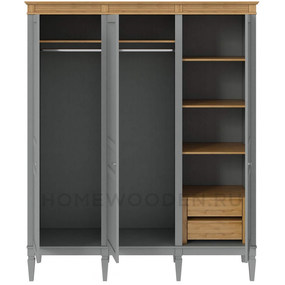 Полка + штанга к шкафу Ольса из массива сосны